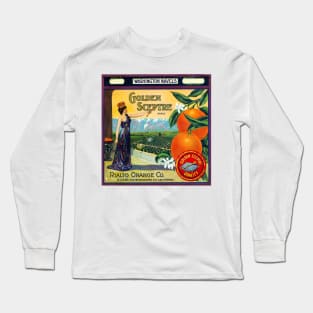 Golden Sceptre Brand crate label, 1925 Long Sleeve T-Shirt